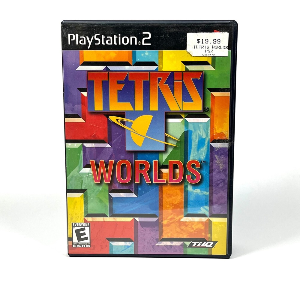Tetris Worlds Sony PlayStation 2 PS2 2002 THQ Puzzle Game CIB